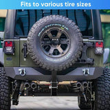 GADFISH Trailer Hitch Spare Tire Carrier,Adjustable Hitch Spare Tire Mount for Truck with 2 Inch Receiver,Fits 4 & 5 & 6 Lugs Trailer Wheels (GADSP1)