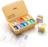 HIMI Glow in The Dark Jelly Gouache Paint Set, 6 Colors 23ml, Jelly Cup Design, Travel carry, Non Toxic Paint for Canvas and Paper, Art Supplies for Professionals