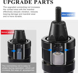 KIARUO Pneumatic Rivet Nut Gun M6 M8 M10 Metric with Self-locking Head Gun,Industrial Grade Adjustable Speed Pull Rivnut Gun Model:LM07 Button Switch