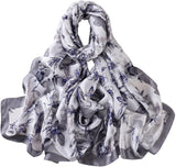 وشاح عصري حريري 100% من ماينيي، وشاح بملمس حريري، وشاح طويل خفيف الوزن، اوشحة للنساء واقية من الشمس