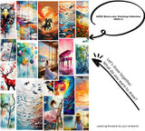 AOOK Watercolor Paper Pad 11.69X16.53''(140lb/300GSM) 20 Sheets Mix Paper Pad, Side Wire Bound, Fine Texture, In Gouache Acrylic Art Pad for Sketching, Ink Sketch book, Art Supplies Drawing Pad Gift (2Pack A3 ) (03Delia+05Victoria, A3 2SET)