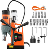 VEVOR Magnetic Drill, 1400W 2" Boring Diameter, 2922lbf/13000N Portable Electric Mag Drill Press with Variable Speed, 810 RPM Drilling Machine for Any Surface Home Improvement Industry Railway
