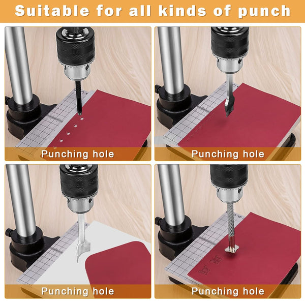 Leather Press Leather Hole Puncher Upgraded Hand Punching Machine