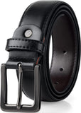 Maikun Mens Belts Leather,Black Leather Belts for Men,Mens Leather Belts Black Belt
