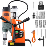 VEVOR Magnetic Drill, 1400W 2" Boring Diameter, 2922lbf/13000N Portable Electric Mag Drill Press with Variable Speed, 810 RPM Drilling Machine for Any Surface Home Improvement Industry Railway