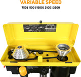 Woodskil 8 Inch Drill Press, 2.3 Amp 5-Speed Bench Drill Press, Bench Top Drilling Machine