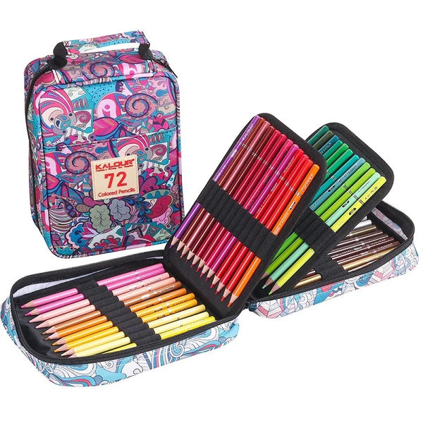 72 Coloridas Oleosa Lápis Set lapices Art Supplies Desenho Profissional Paiting Pen para Artistas Iniciantes Estudante Papelaria