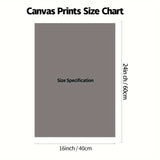 24x16 Inch Artistic Anime Poster: Luscious Pink-Haired Lady with a Curvaceous Butt, Perfect for Home Office, Bedroom, or Living Room Decor - Wrapped Canvas Frame