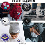 Button Maker Machine Multiple Sizes 25mm-32mm-58mm (500 Buttons,15 Bottle Openers,15 Fridge Magnets,15 Keyring Buttons, 500+ Free Designs,3 Circle Cutters) - Pin Maker Machine