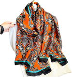 وشاح حريمي حريري الملمس وعصري وطويل وخفيف الوزن من واي إم إكس إتش إتش بي، شال للوقاية من الشمس