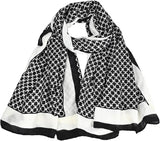 وشاح مصنوع للنساء، وشاح وشال انيق ناعم وخفيف الوزن بلون واحد من فينيزو لجميع المواسم