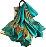 وشاح حريمي حريري الملمس وعصري وطويل وخفيف الوزن من واي إم إكس إتش إتش بي، شال للوقاية من الشمس