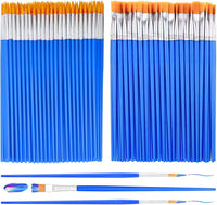 100Pcs Paint Brushes Bulk Small, Anezus Paint Brushes for Kids Fine Pa –  AOOKMIYA