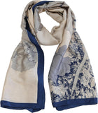 وشاح مصنوع للنساء، وشاح وشال انيق ناعم وخفيف الوزن بلون واحد من فينيزو لجميع المواسم