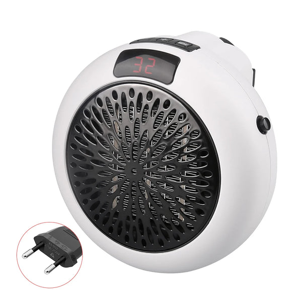 900W Mini Heater for Home Small Bathroom Heating Fans Plug in