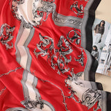 وشاح حريري من واي ام اكس اتش اتش بي، مصنوع من حرير التوت، وشاح شال لف طويل خفيف الوزن …