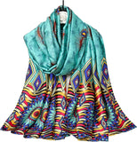 وشاح عصري حريري 100% من ماينيي، وشاح بملمس حريري، وشاح طويل خفيف الوزن، اوشحة للنساء واقية من الشمس