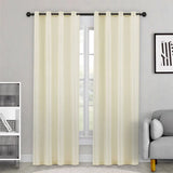 A fully shaded and minimalist solid color curtain