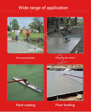 Aço Inoxidável Concreto Pavement Big Trowel, Raspagem e Nivelamento Machine, Extensão Rod, Polimento e Nivelamento Raspador