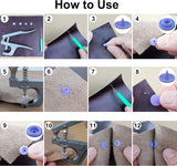460 Sets T5 Plastic Snaps with Snap Pliers, 24-Colors 12mm Snap Buttons for Sewing, Snap Fasteners kit for Sewing, Clothing, Crafting