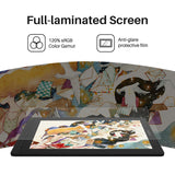 HUION New Arrival Kamvas 16(2021) Graphics Drawing Monitor Battery-free Digital Pen Tablet For Win/MAC And Android 120%s RGB