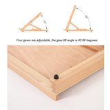 AOOKMIYA A3 Wooden Drawing Table Portable Sketch Bookshelf Wood Stand Desktop Watercolor Oil Easel for painting art supplies for artist