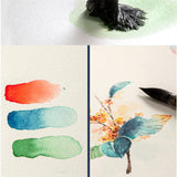 A4 30 Páginas Papel Aquarela Livro Pintados à mão pintura Livro Linhas Finas Água-Solube Color Art Supplies