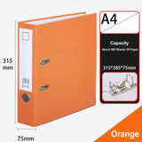 A4 Paper Document Organizer, grande capacidade, 2 Ring Binder, Lever Arch File Folder, armazenamento de documentos