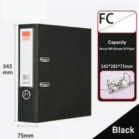 A4 Paper Document Organizer, grande capacidade, 2 Ring Binder, Lever Arch File Folder, armazenamento de documentos