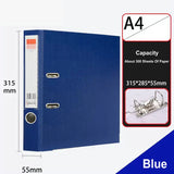 A4 Paper Document Organizer, grande capacidade, 2 Ring Binder, Lever Arch File Folder, armazenamento de documentos