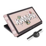 Huion Kamvas 13 Gen 3 Drawing Display 13.3" Art Tablet+Anti-sparkle Canvas Glass, 99% sRGB, PenTech 4.0 16384 Pen Pressure