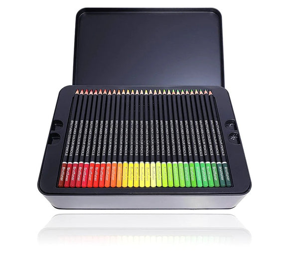 Brutfuner 180 Colors Colored Pencils Professional Soft Bold Cores Oil –  AOOKMIYA