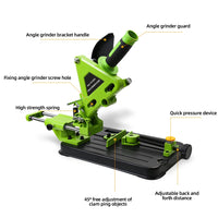 ALLSOME-Angle Mill Support Holder, Cutter Stand Bracket, máquina de corte de 100mm, 115mm, 125mm