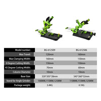 ALLSOME-Angle Mill Support Holder, Cutter Stand Bracket, máquina de corte de 100mm, 115mm, 125mm