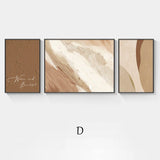 Abstract Canvas Wall Art, 100% Hand Drawn Abstract Lines, Living Room Triptych, Modern Decoration Painting, High-End