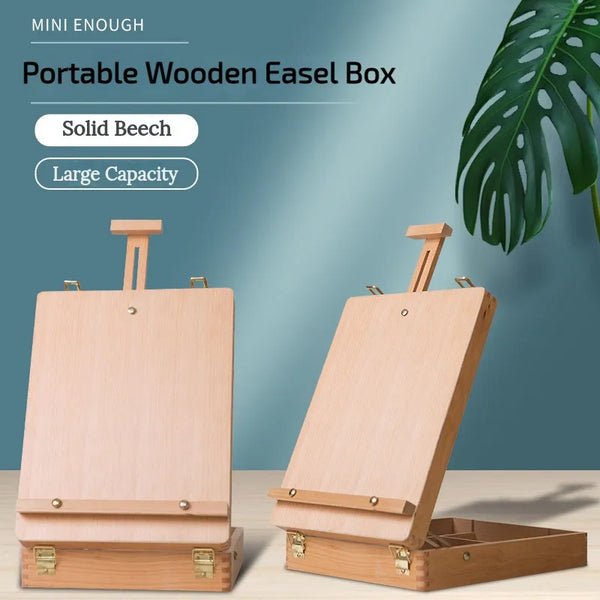 Adjustable Wooden Art Drawing Board Wood Desk Canvas Workstation Sketch  Easel