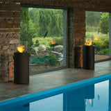 Alcohol stove high end Outdoor fireplace Real fire View courtyard heater indoor metal glass warmer