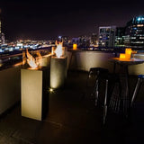 Alcohol stove high end Outdoor fireplace Real fire View courtyard heater indoor metal glass warmer