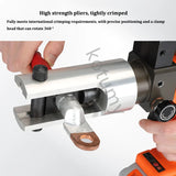 Alicate de friso recarregável portátil, bateria de lítio, ferramentas elétricas, 18V, 4.0Ah