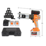 Alicate de friso recarregável portátil, bateria de lítio, ferramentas elétricas, 18V, 4.0Ah