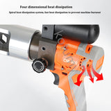 Alicate de friso recarregável portátil, bateria de lítio, ferramentas elétricas, 18V, 4.0Ah