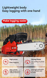 Alta Potência Gasolina Motosserra, Serra Logging, Household, Moso, Bambu, Pequena Serra para Corte de Madeira, 12"