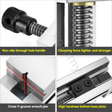 Alta Precisão CNC Máquina Torno, Braçadeira Tabela Fixture, Superfície Moagem Fresagem, Máquina EDM, 2"