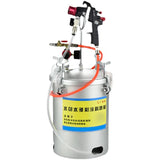 Alta Pressão Spray Paint Pot Tanque, Alimente Pistola de Pulverização para Casa, Industrial, Comercial, Pintura, Casaco de Pulverização, 10L