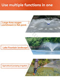 Alta Qualidade Peixes Lagoa Bomba De Irrigação, bomba De Drenagem, lagoa De Camarão, bomba De Água Flutuante, Bomba De Aeração Jardim, 220V
