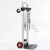 Alumínio Alloy Folding Cart, Household Trolley, Telescópico Barrow, Bagagem de viagem, Carrinho de compras, Flatform Dolly