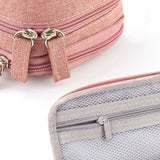 Angoo [Simple] Pen Bag Pencil Case, White Color Youth Dream Canvas Pens Phone Holder Storage Pouch for Stationery School A6171