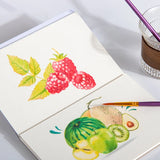 Aquarela Sketchbook para Estudantes, Água Cor Desenho Livro De Papel, Fontes de Arte para Artista, 100% Algodão, 12 Folhas, 300GSM