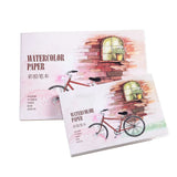 Aquarela Sketchbook para Estudantes, Água Cor Desenho Livro De Papel, Fontes de Arte para Artista, 100% Algodão, 12 Folhas, 300GSM