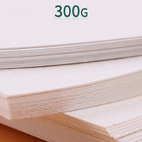Aquarela papel 100% algodão, 20 folhas, 300g, para viagens, sketchbook, material de arte, pintura, material escolar